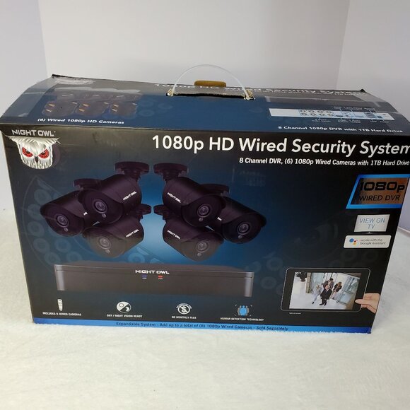 Home Security Camera System 6 Cameras Wired NEW NEVER USED IN BOX - Picture 2 of 13